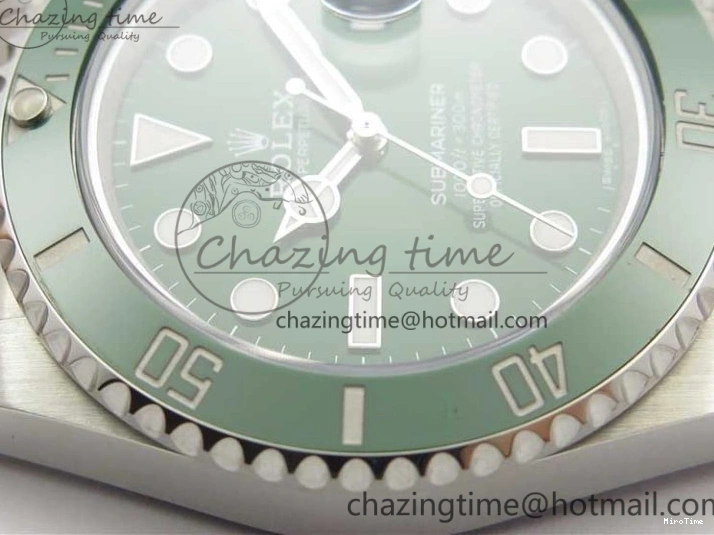 MiroTime 1228 Submariner 116610 LV Green Ceramic ZZF 904L 1:1 Best Edition on SS Bracelet SA3135 V SportInspired 3179
